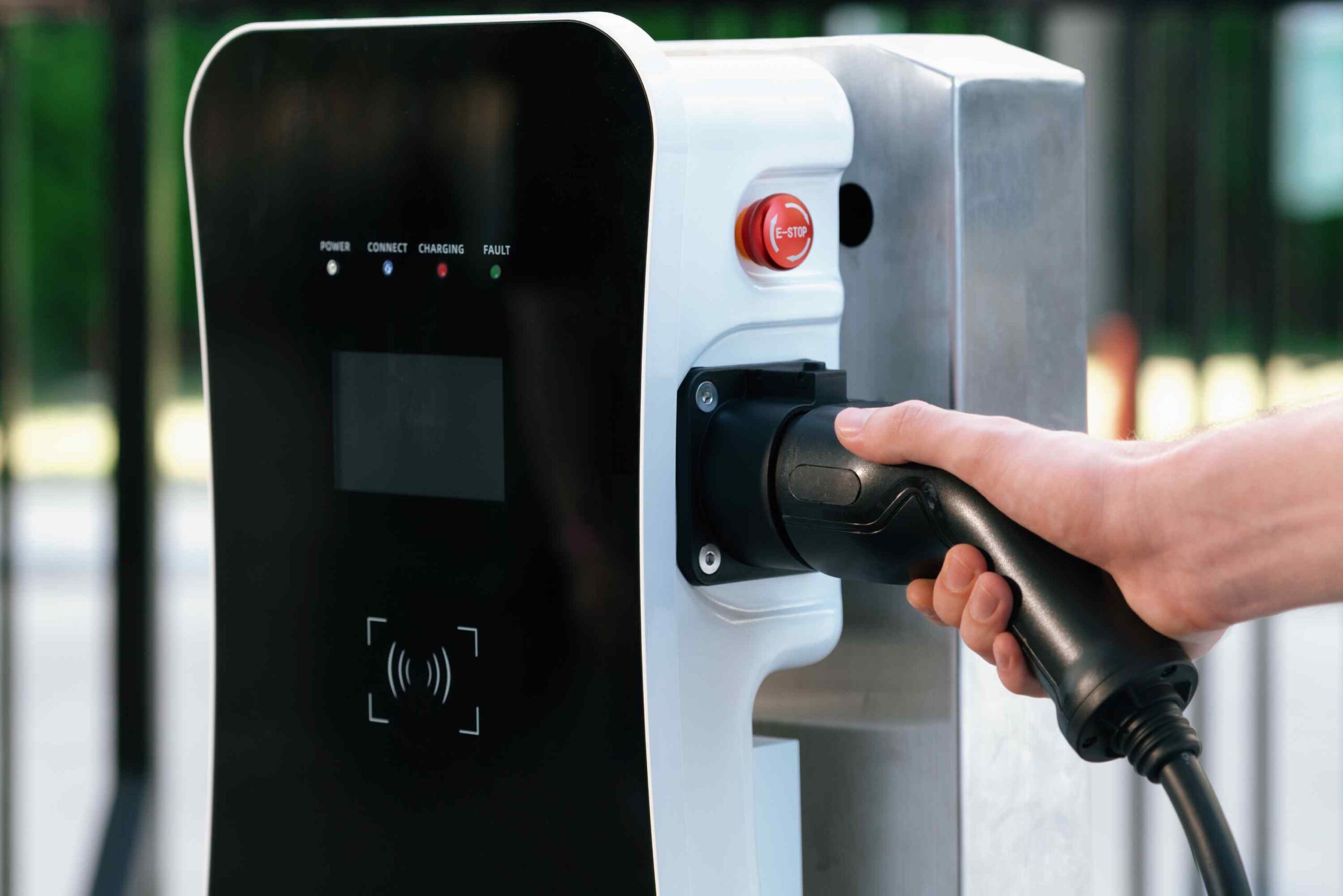 EV charging point installation